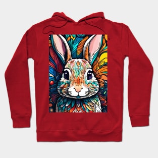 Rainbow Hare #005 Hoodie